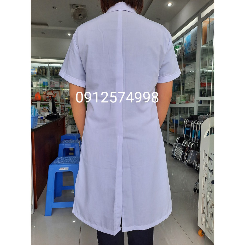 Áo Blouse nữ tay ngắn,thân dài {khách nhắn chiều cao cân nặng để shop lấy size}