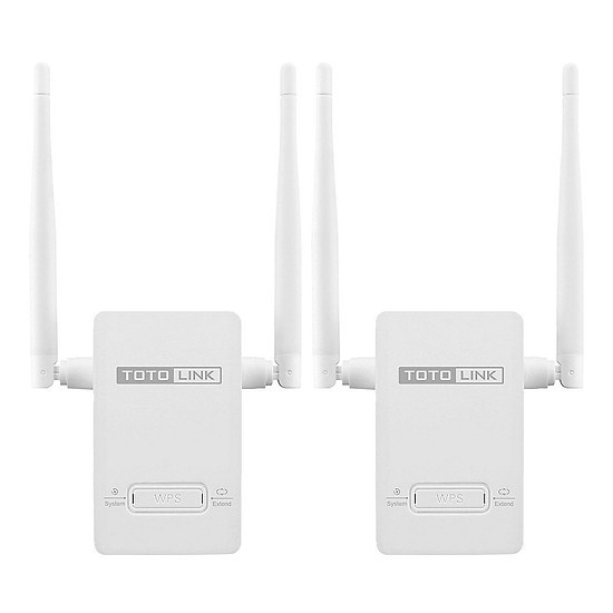 Bộ Mở Rộng Sóng Wifi Totolink EX200 300Mbps 2 Râu - Nguồn 220V