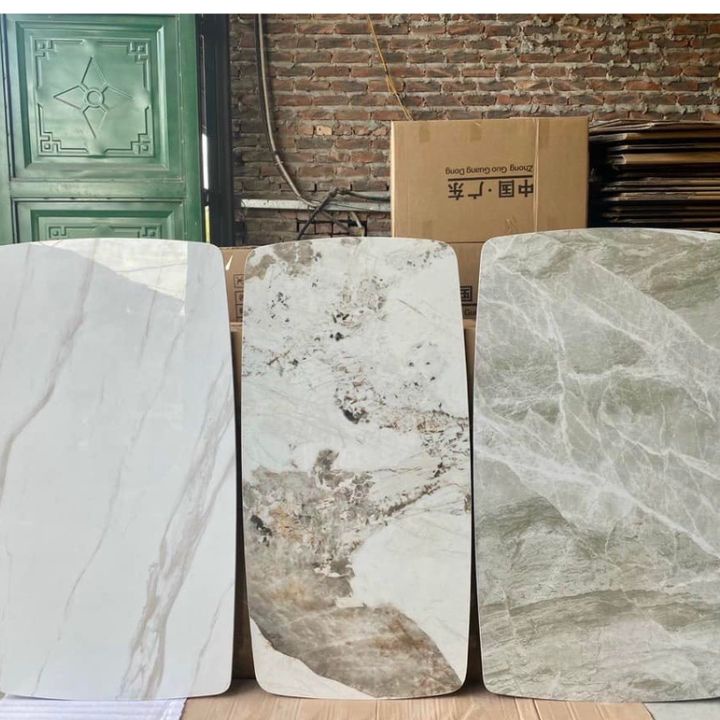 Bộ bàn ăn FUNHOUSE chữ X 6 ghế nhập khẩu, mặt bàn chữ nhật đá CERAMIC cao cấp, khung sắt sơn tĩnh - Bảo hành 12 tháng