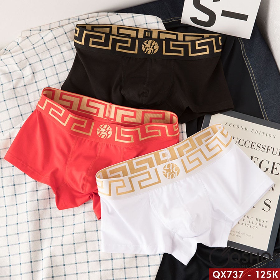Quần lót boxer nam thun cotton cao cấp QSHOP QX737