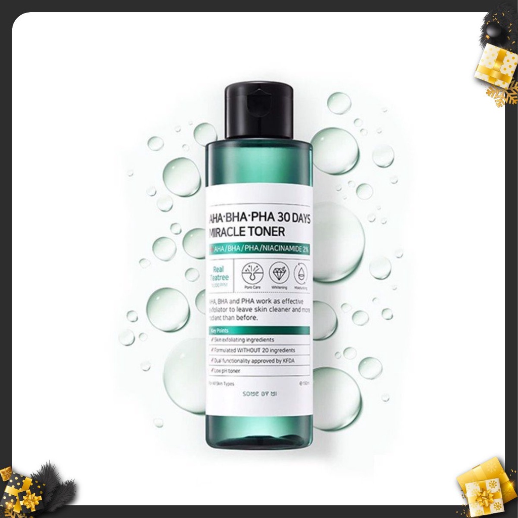 [HÀNG AUTH] Toner Dưỡng Ẩm Làm Sạch Some By Mi AHA BHA PHA 30 Days Miracle Toner [HÀNG AUTH]