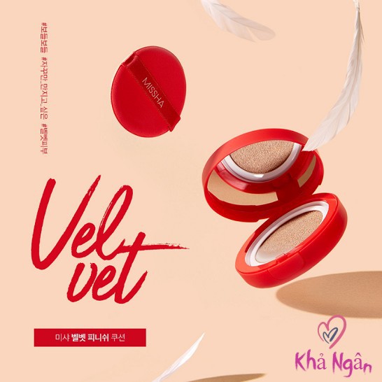 Phấn Nước Kiềm Nhờn Lâu Trôi Missha Velvet Cushion 15gr