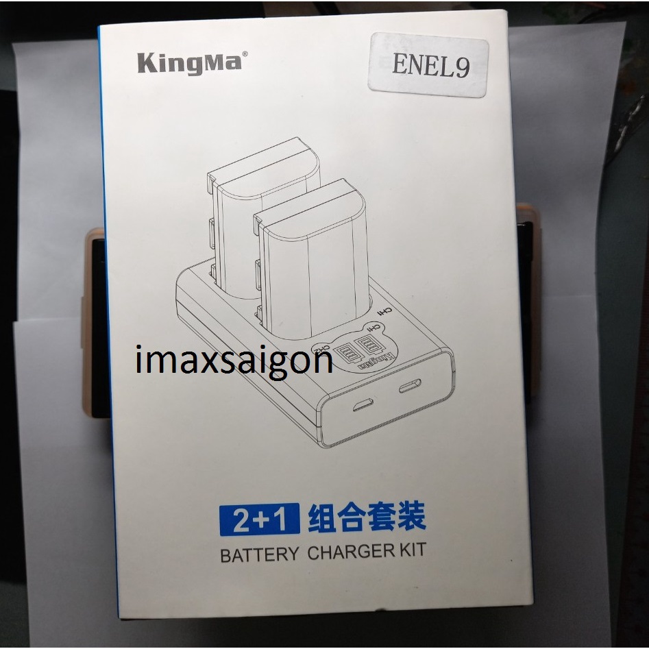 BỘ 1 PIN 1 SẠC KINGMA CHO NIKON EN-EL9