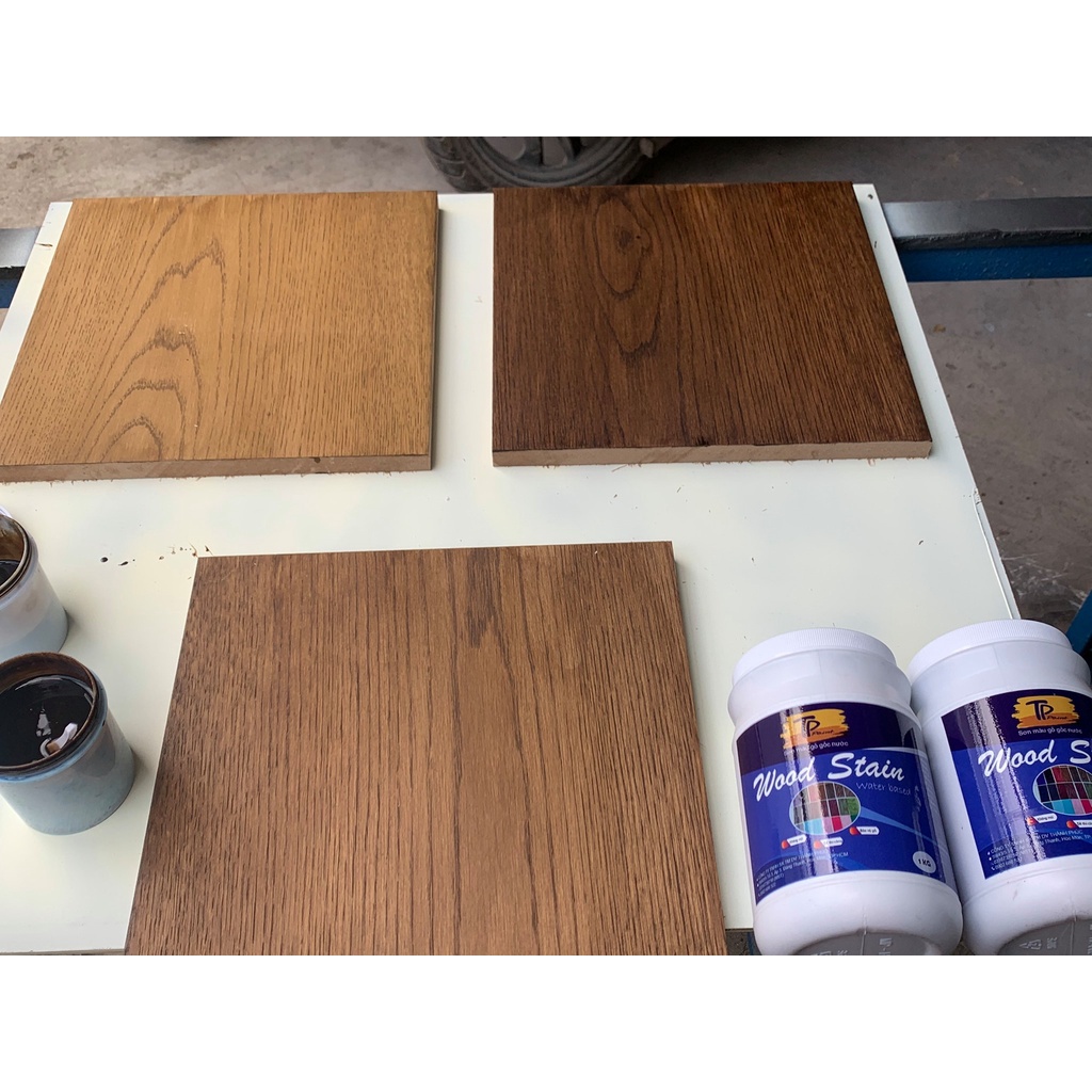 Sơn lau gỗ gốc nước - Bảng màu TPT 001 - TPT020 , không cần pha dung môi và gây mùi - Wood Stain TPpaint