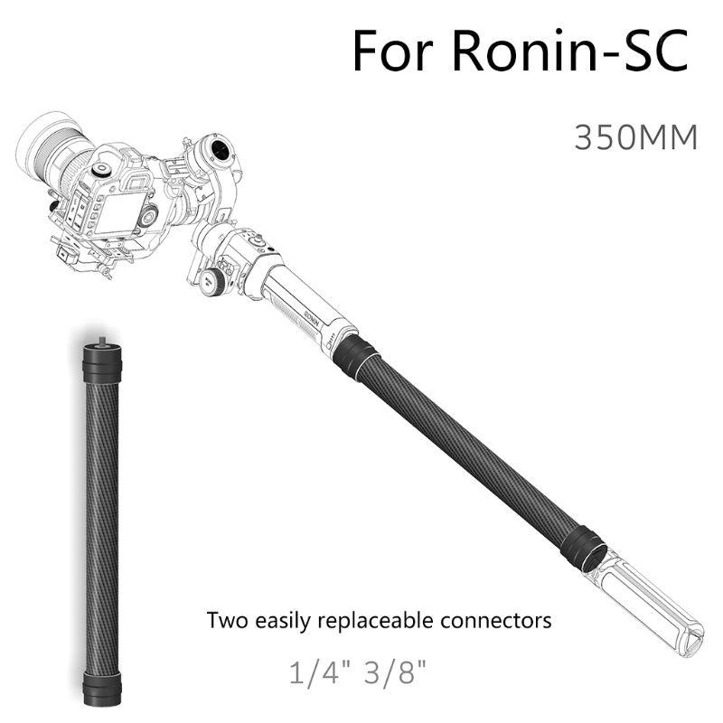 Thanh nối dài bằng sợi carbon 35cm cho tay cầm chống rung D-JI Ronin-S 1/4'' 3/8" | BigBuy360 - bigbuy360.vn