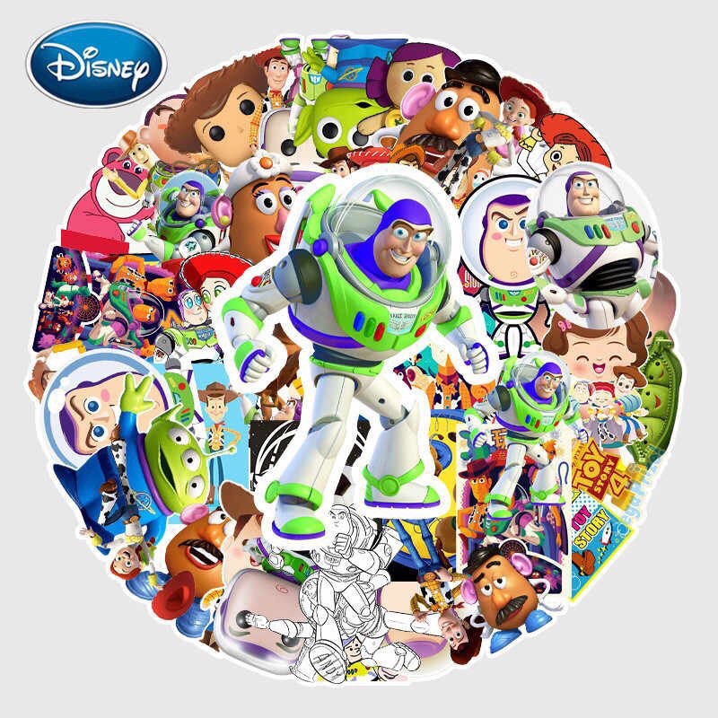 combo 30-60 sticker dán Toy Story ép lụa chống xước chống nước / hình dán Toy Story