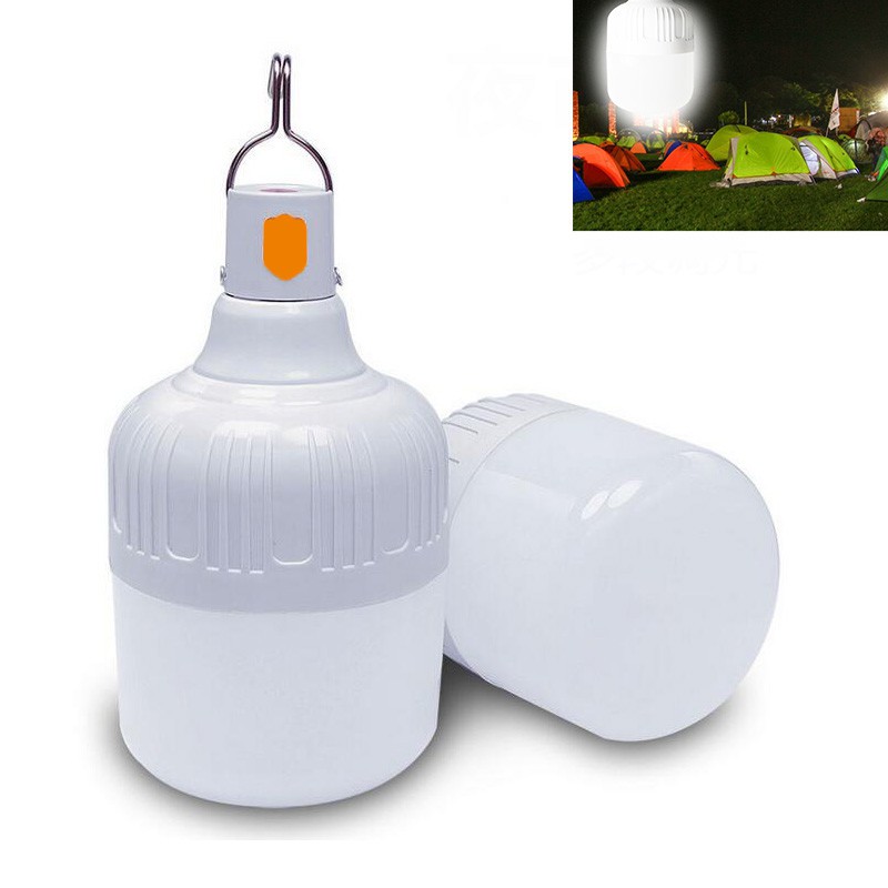 Bóng đèn di động có thể treo và sạc lại điều chỉnh 3 chế độ sáng 40W tiện dụng cho các hoạt động ngoài trời