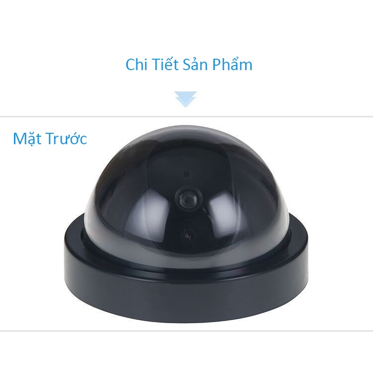 Mô hình giả camera giám sát gắn trên trần nhà có tác dụng phòng trộm đèn LED hồng ngoại nhấp nháy mỗi 1-2s giống như đúc