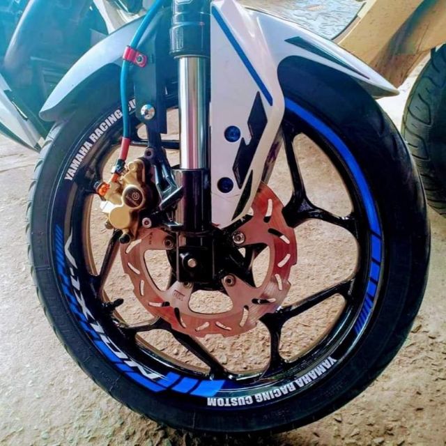 Decal/ tem mâm  cho Fz150i hàng Indo