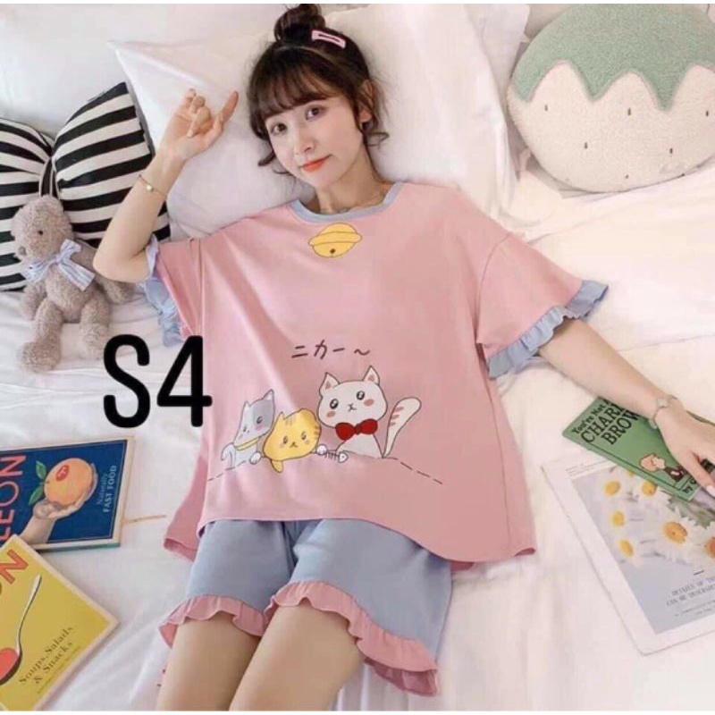 Bộ Ngủ nữ mặc nhà cute pully shop