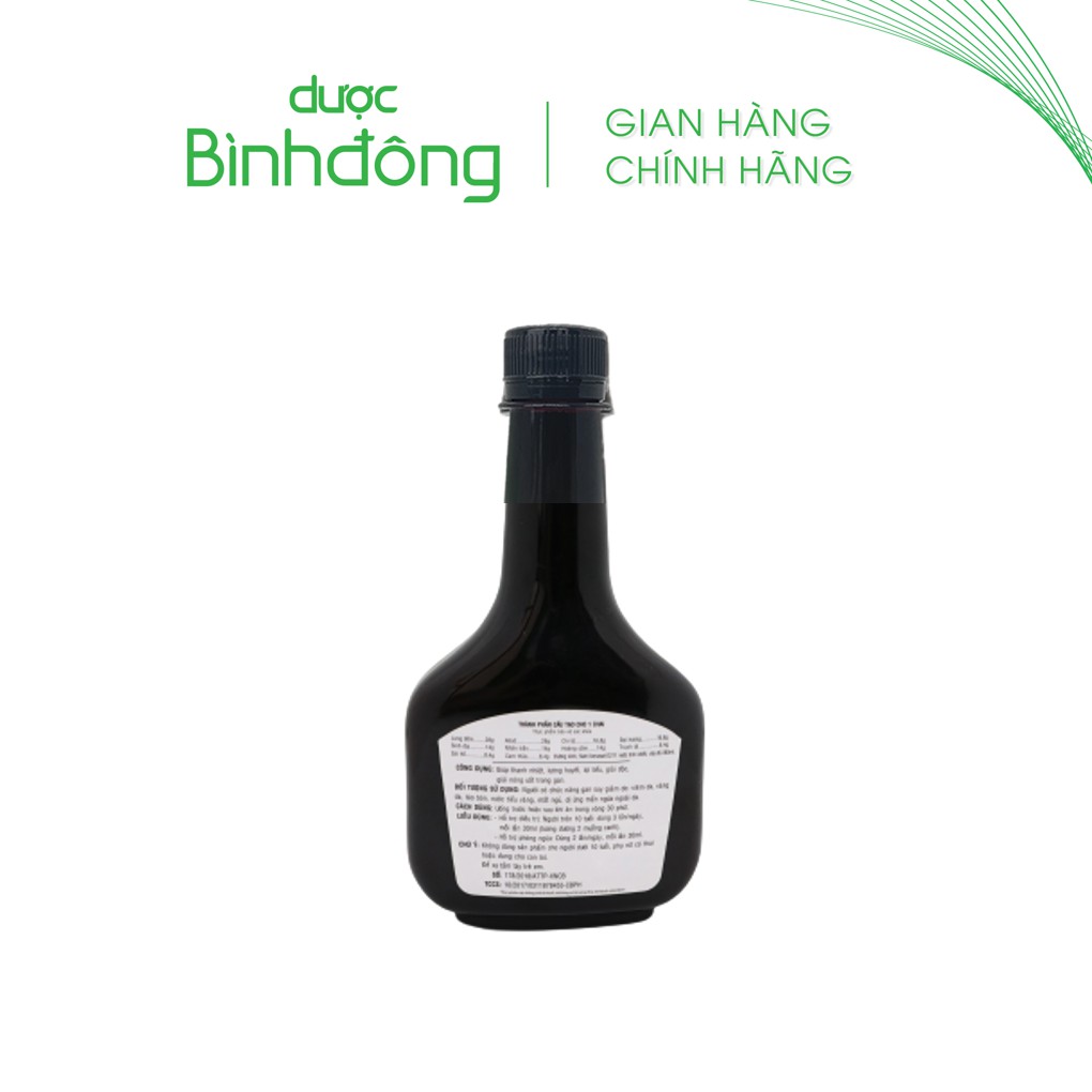 Long Đởm Giải Độc Gan Bình Đông - Thanh nhiệt, giải độc, mát gan, tăng cường chức năng gan - chai 280ml