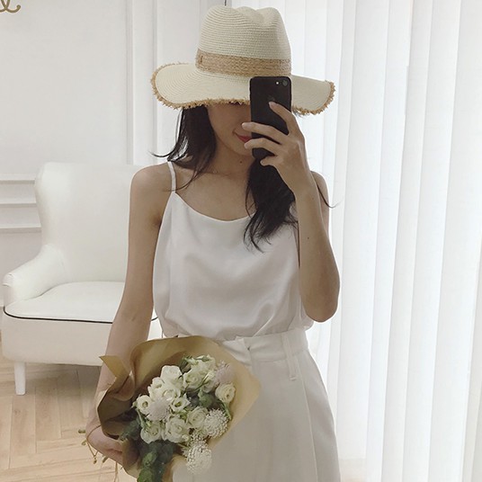 ÁO HAI DÂY CỔ TRÒN