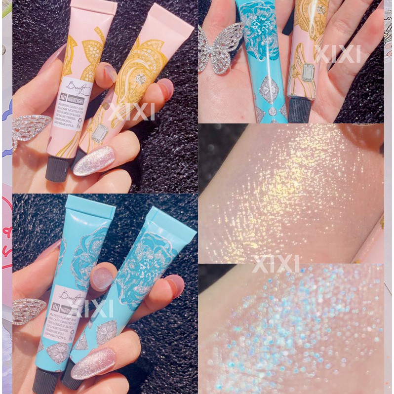 Nhũ nước bắt sáng mặt trang điểm mắt lấp lánh Xixi Butterfly Senabeauty