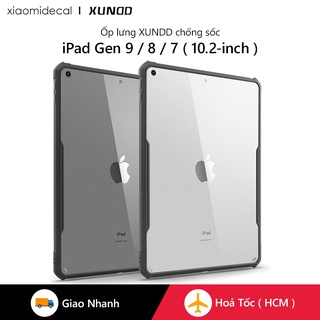 Mua Ốp lưng XUNDD iPad Gen 9 / 8 / 7 ( 10.2-inch  2021/2020/2019 ) Mặt lưng trong  Viền TPU  Chống sốc