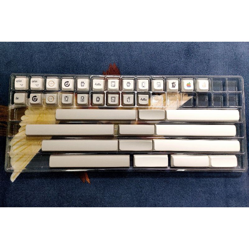 Bộ keycap XM Apple thick PBT dyesub 166 nút cho bàn phím cơ