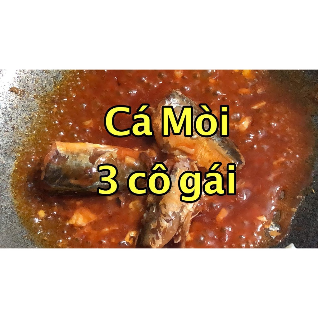 CÁ NỤC SỐT CÀ 3 CÔ GÁI HỘP 155G