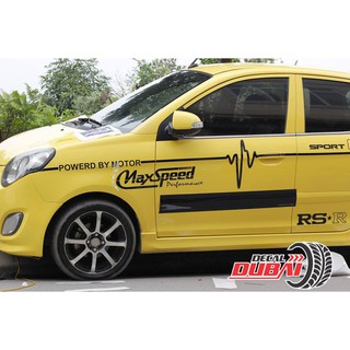 Tem dán xe ô tô kia morning Phong Cách Thể Thao