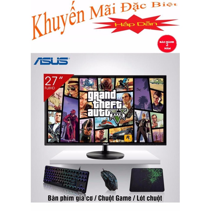 Màn hình vi tính ASUS 27inch VS278H Full HD đẳng cấp LCD