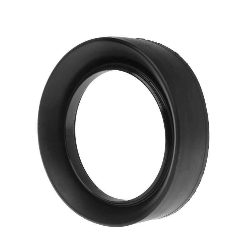 Che Nắng Ống Kính Máy Ảnh 3 Tầng 77mm Bằng Cao Su