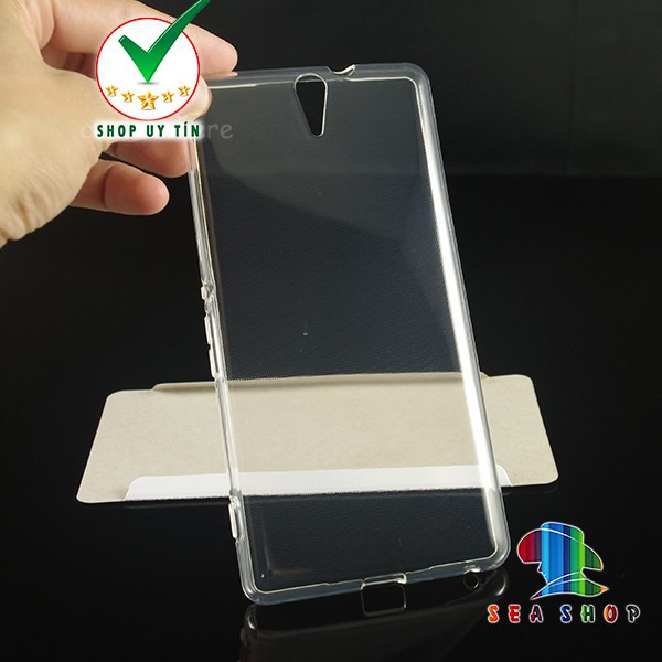 Ốp lưng Sony Xperia C5 E5563, C3, C4 silicon trong suốt