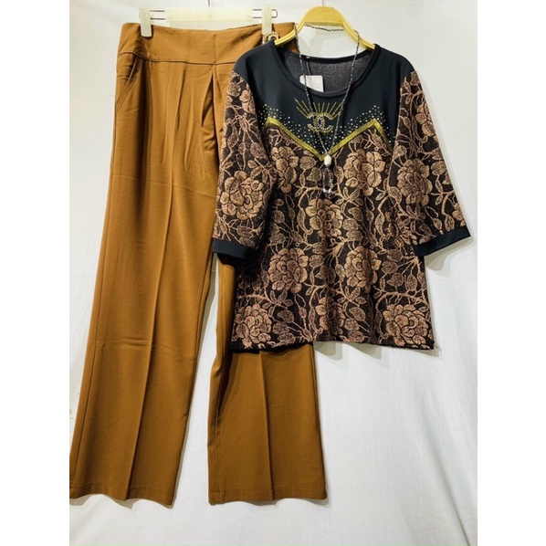 ÁO THUN TRUNG NIÊN PHỐI KIM SA CAO CẤP