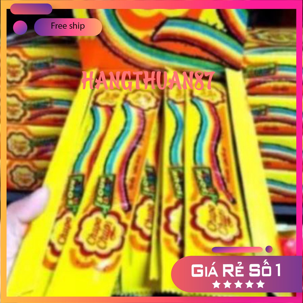 10 Kẹo dẻo chupa chups cầu vồng hương trái cây