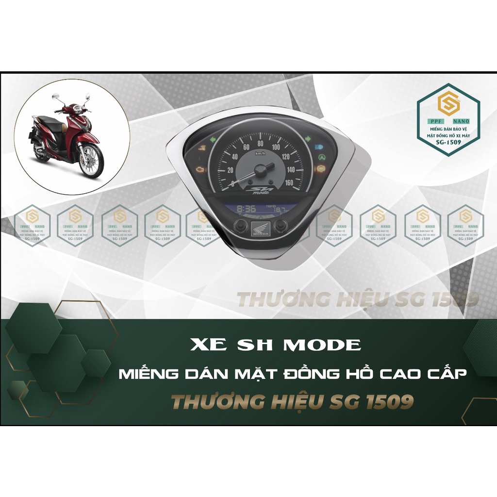 PPF SH MODE 2020 - 2022 , BẢO VỆ MẶT ĐỒNG HỒ XE MÁY SH CHỐNG TRẦY XƯỚC , PHỤC HỒI VẾT XƯỚC, BẢO VỆ MẶT ĐỒNG HỒ LUÔN MỚI,