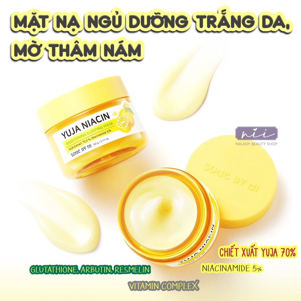 Mặt nạ ngủ Some By Mi YUJA Niacin 30 Days Miracle Brightening Sleeping Mask