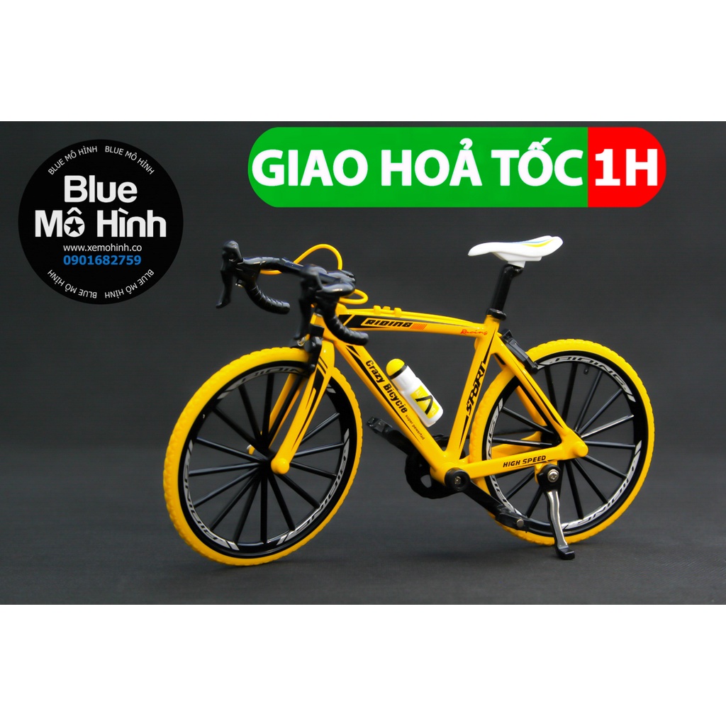 Xe mô hình xe đạp đua bằng kim loại cổ cong 1:8
