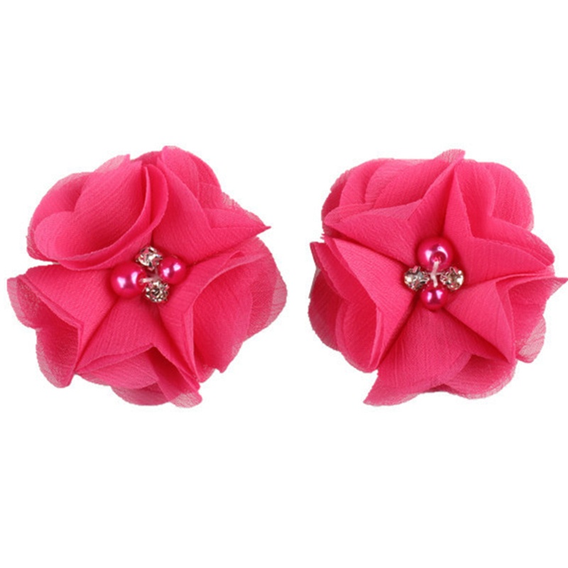Kẹp Tóc Hình Hoa Đính Ngọc Trai Nhân Tạo Thời Trang Cho Bé Gái