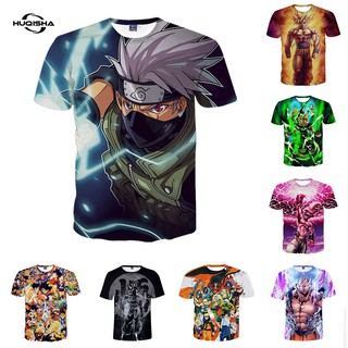 Dragon Ball Goku 3D In Nam Nữ Áo Thun Unisex