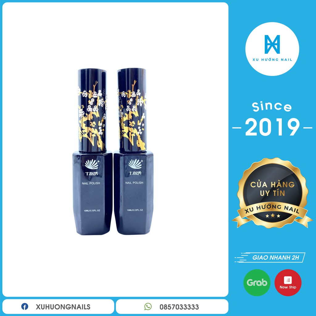 Gel Vẽ Nét Hoa Mai Cao Cấp - gel vẽ nét mảnh chai 12ml Đen/Trắng