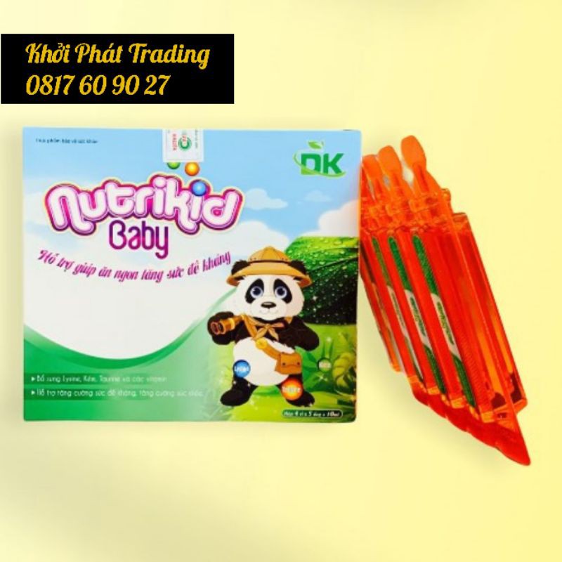 Siro ăn ngon Nutrikid Baby Bé ăn ngon tăng đề kháng