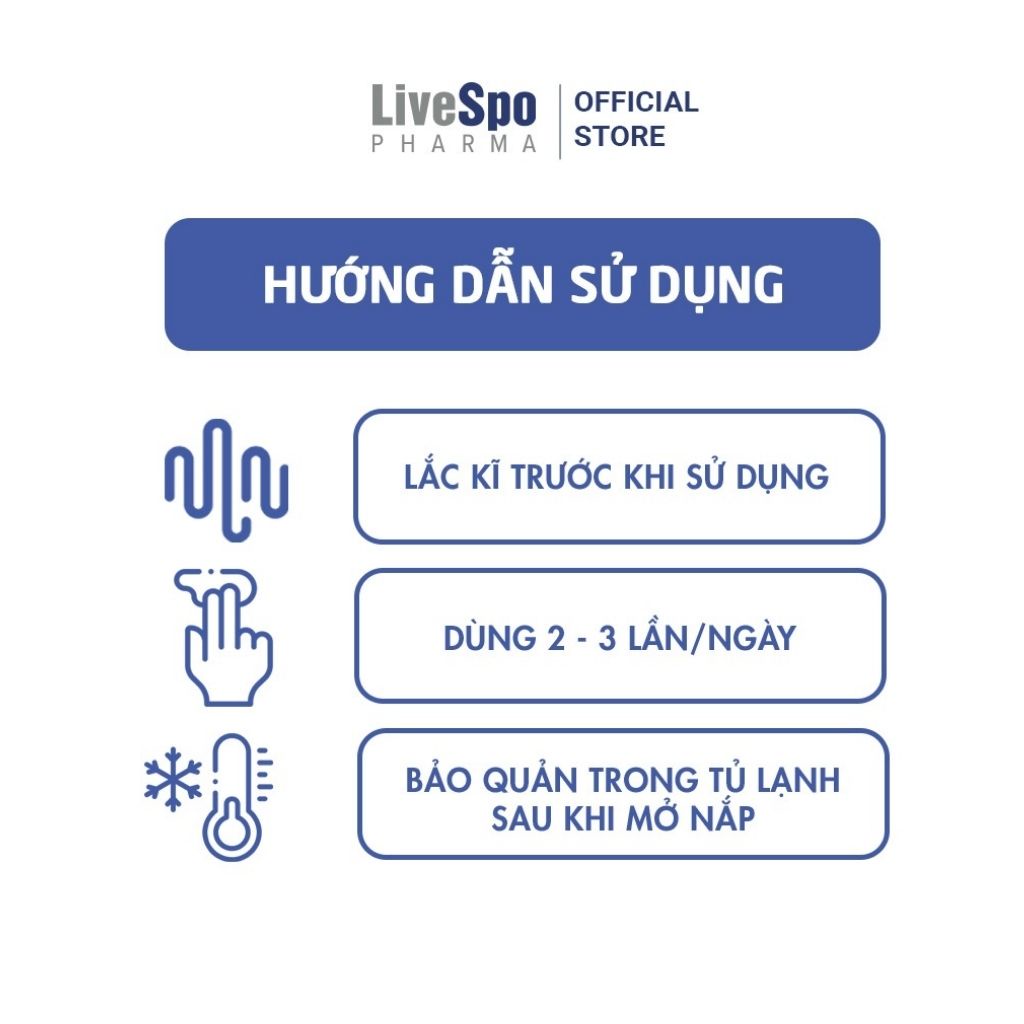 Men Vi Sinh CLAUSY livepro  Hỗ Trợ Tiêu Hoá  Đau Bụng Đầy Hơi Khó Tiêu cho bé ( hộp 10 ống )