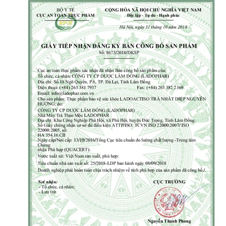 {Cao cấp} Trà túi lọc Nhất Diệp Nguyên Hương vị thơm ngon giúp thanh nhiệt, giải độc gan