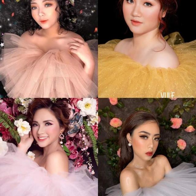 Quây chun voan chụp hình, đủ màu , phồng đẹp 😘😘😘