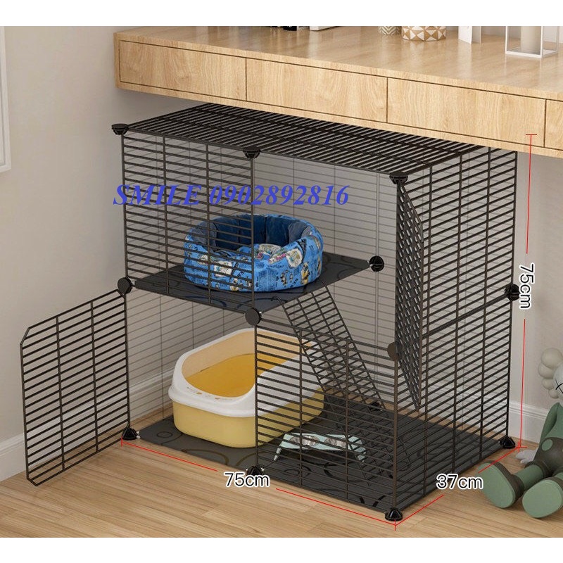 [CÓ BỎ SỈ] COMBO CHUỒNG, QUÂY, LỒNG LƯỚI THÉP DÀNH CHO CHÓ MÈO THÚ CƯNG NHIỀU MÀU