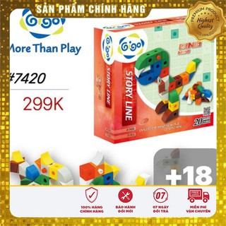 Bộ xếp hình Mini Khủng long 20 mô hình 71 miếng ghép 7420 Gigo toys