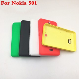 Battery Door Back Cover Housing Case For Nokia Asha 501 With Power Volume Buttons
