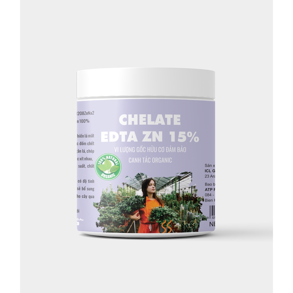 ATP Farm - CHÍNH HÃNG: Hủ 300g Vi lượng Kẽm Chelate  ICL-ISRAEL