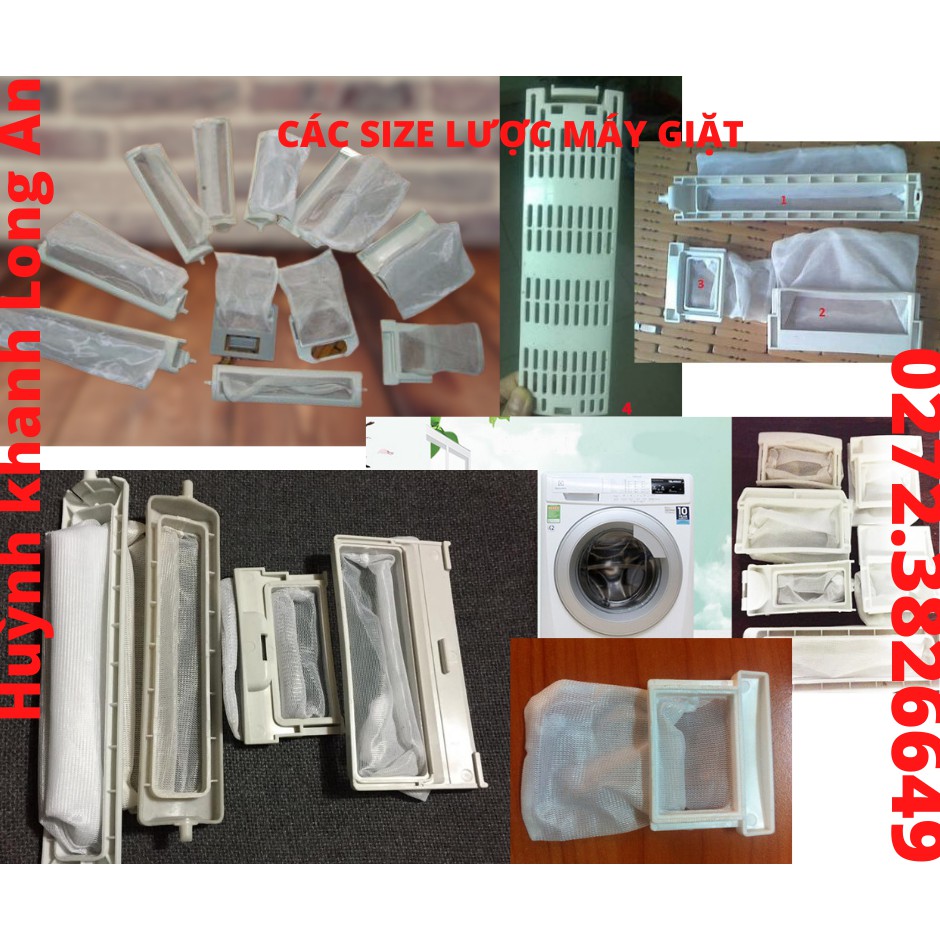 CÁC SIZE LƯỢC MÁY GIẶT LOẠI TỐT BỀN ĐẸP