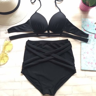 Bikini/ bộ bơi 2 mảnh màu đen