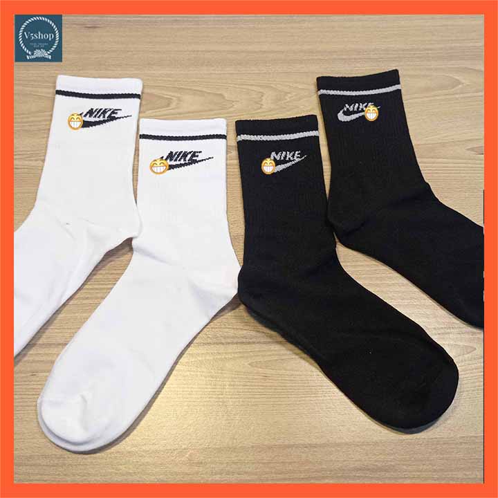 Tất Vớ nam nữ cổ cao đến bắp chân cotton mềm êm chống hôi TN15