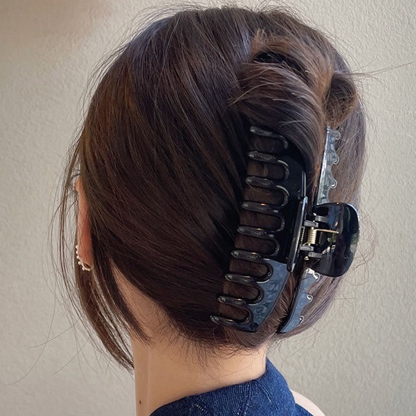 MOCHASHU Kẹp tóc màu đen phong cách Hàn Quốc cao cấp cho nữ