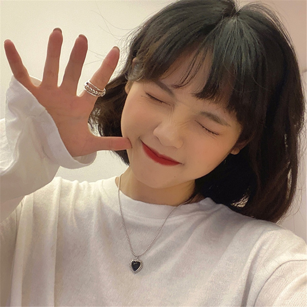 1 Vòng Cổ Mặt Trái Tim Thời Trang Cá Tính