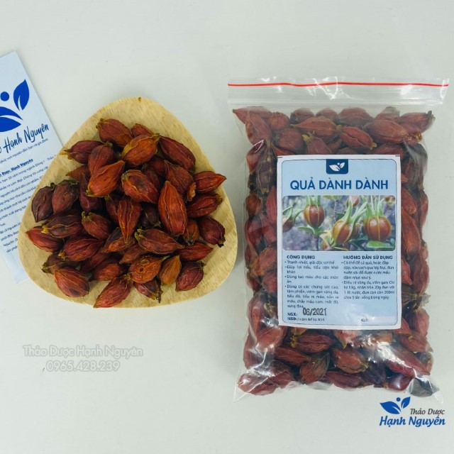 Quả Dành Dành 500g (Dành Dành Tạo Màu Vàng)