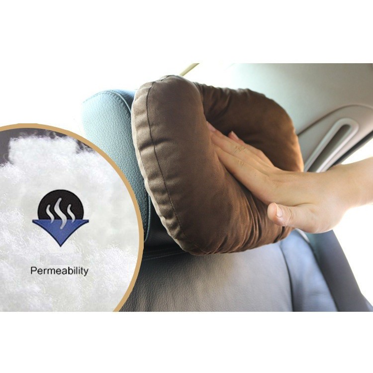 Gối Tựa Đầu Xe Hơi Cao Cấp Da Lôn Maybach