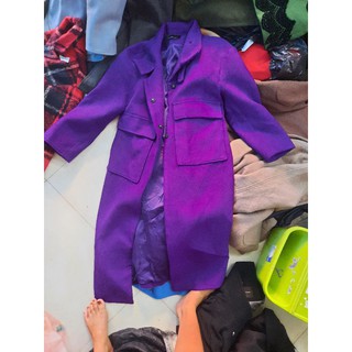 áo dạ nữ màu tím chất dạ lông cừu đẹp mịn sang chảnh cho phái nữ. dhhdhđhdhdhdhdh