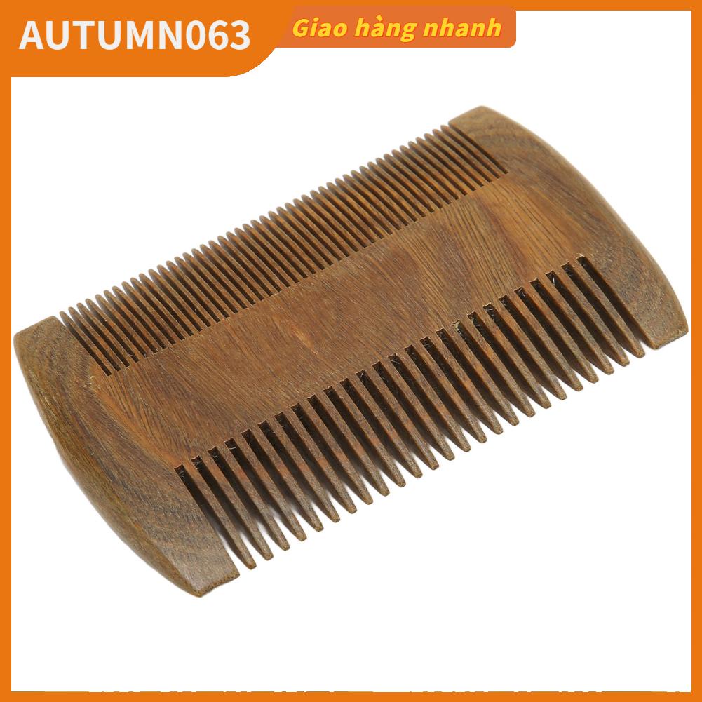 [Hàng mới về] Lược chải râu hai bên bằng gỗ tiện dụng cho nam