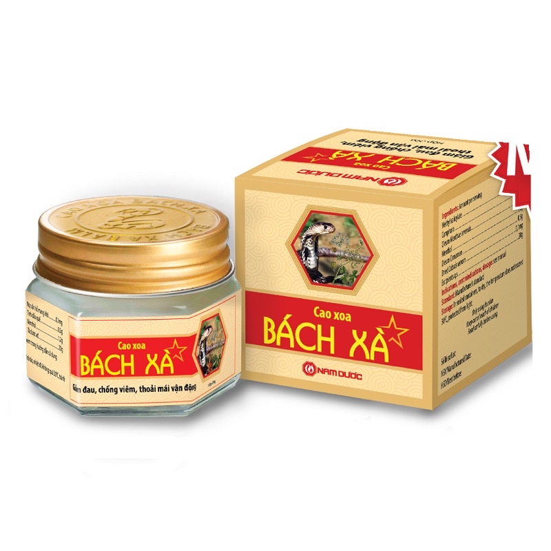Bộ đôi viên khớp bách xà và cao xoa bách xà (Người bị viêm khớp, sưng khớp,đau lưng,đau cột sống,gai cột sống,đau mỏi cổ